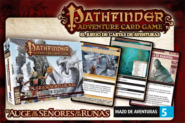 pathfinder el juego de cartas mazo de aventuras 5 los pecados de los salvadores