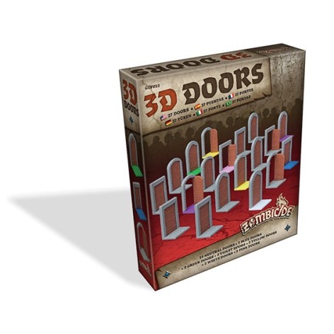 Zombicide Black Plague: 3D Doors pack