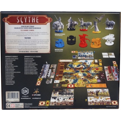 Scythe + 80 monedas metalicas - edicion en castellano + Promos