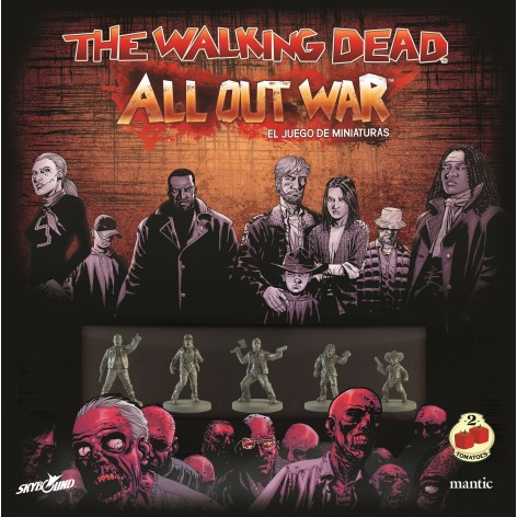 The Walking Dead: All Out War - Caja basica