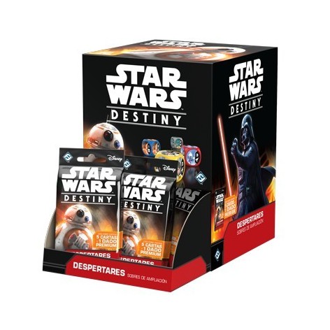 Star Wars Destiny. Despertares: Caja de sobres de ampliacion juego de mesa