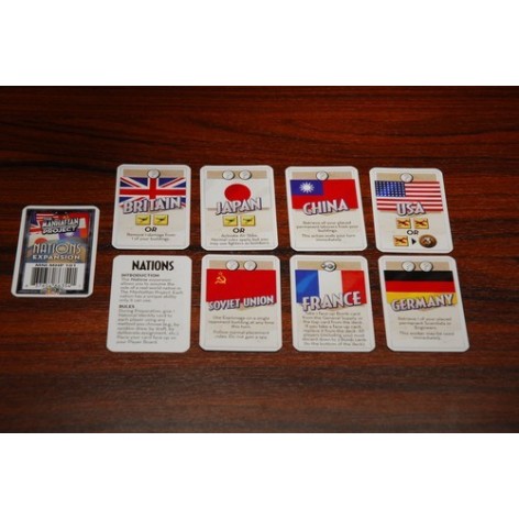 The Manhattan Project: Nations expansion juego de mesa