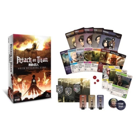 Attack on Titan: Deck Building Game juego de mesa