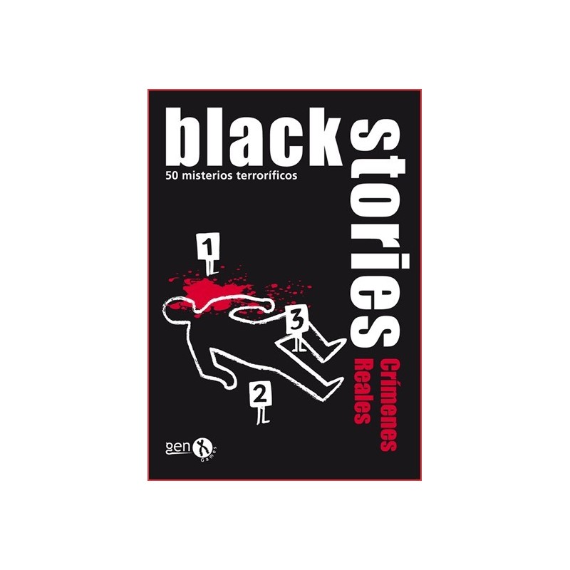 Black Stories - Crimenes Reales juego de cartas