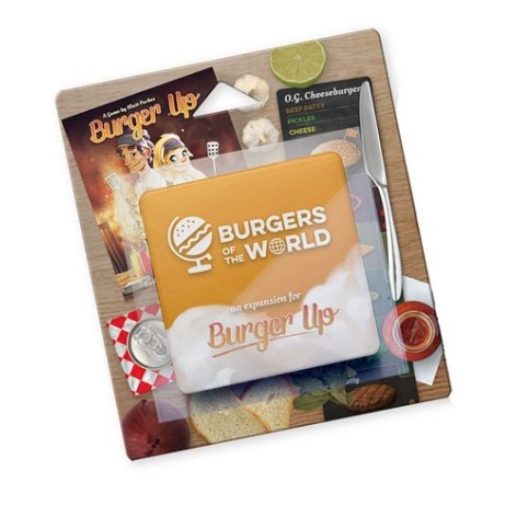 Burger up: burgers of the world - expansion juego de cartas