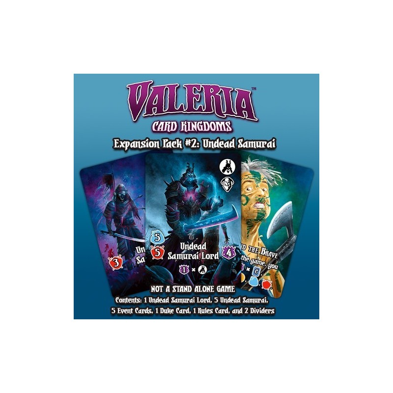 Valeria Card Kingdoms: undead samurai - expansion juego de cartas