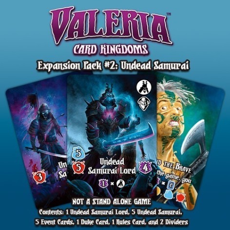 Valeria Card Kingdoms: undead samurai - expansion juego de cartas