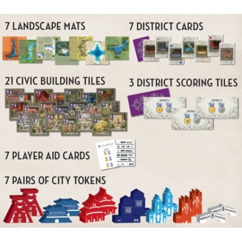 Between two cities: capitals expansion juego de mesa