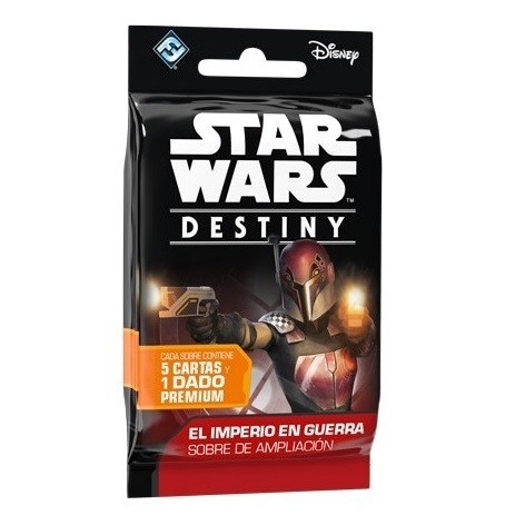 Star Wars Destiny. El imperio en guerra: Caja de sobres de ampliacion