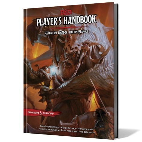 Dungeon and Dragons: Players Handbook - Manual del Jugador edicion española - suplemento de rol