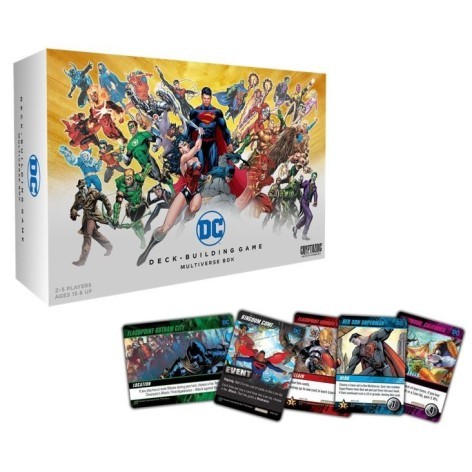 DC Comics Deck-building Multiverse Box -  expansión juego de mesa