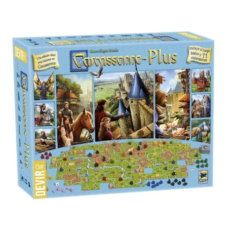 Carcassonne Plus 2017 - Juego de mesa