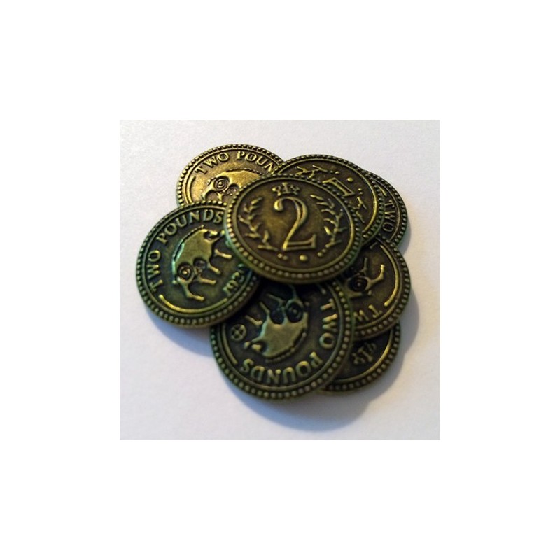 Scythe: monedas metalicas
