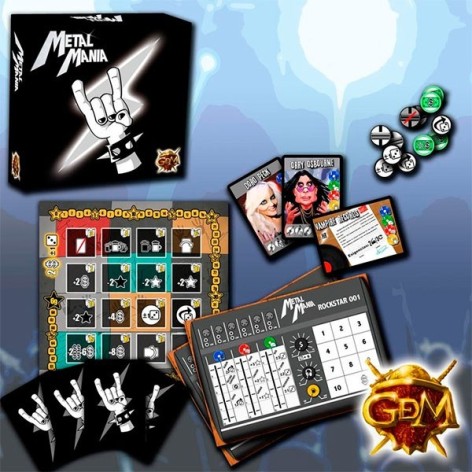 Metal Mania - juego de mesa