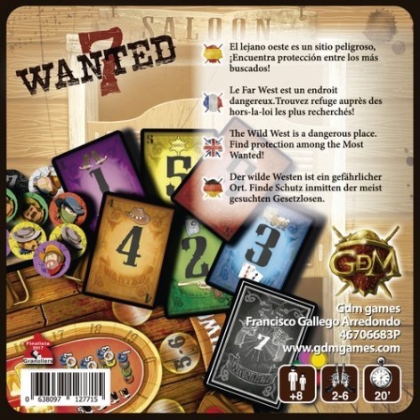 Wanted 7 - juego de mesa