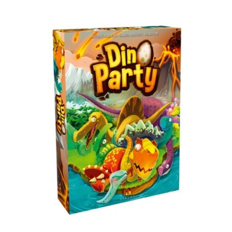 Dino Party (castellano) juego de mesa para niños
