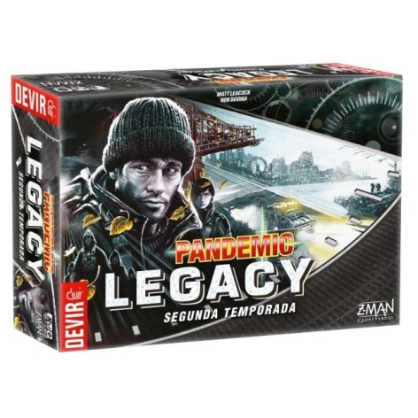 Pandemia Legacy Season 2 negro - juego de mesa