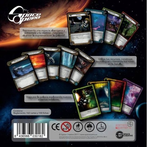 Space opera - juego de cartas