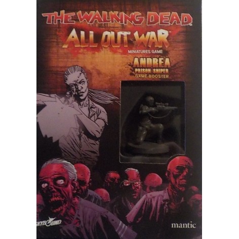 The Walking Dead: All Out War - Booster de Andrea, francotiradora de la prisión expansión juego de mesa