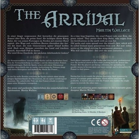 The Arrival + mini expansion tribal traits juego de mesa