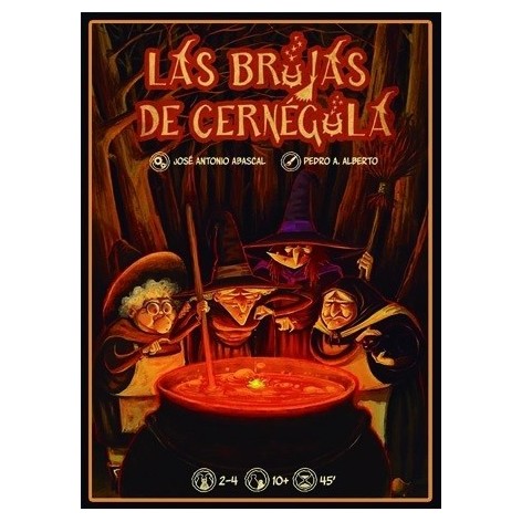 Las brujas de Cernegula juego de cartas