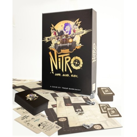 Nitro, locos del desierto - juego de cartas