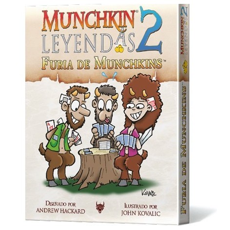 Munchkin Leyendas 2: furia de Munchkins  expansion juego de cartas