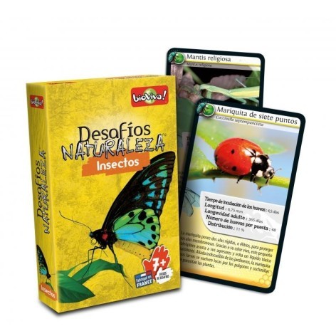 Desafios de la Naturaleza: Insectos juego de cartas