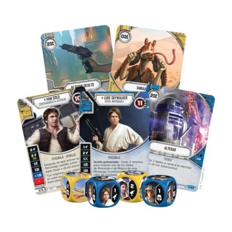 Star Wars Destiny. Caja de inicio Luke Skywalker