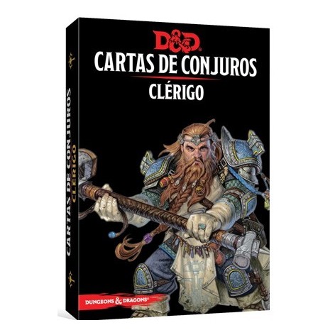 Dungeons and Dragons: clerigo - cartas de conjuros suplemento de rol