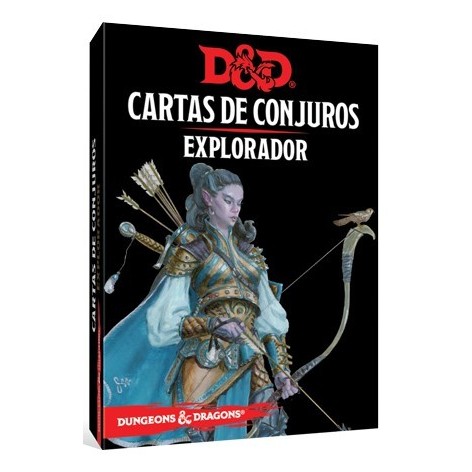 Dungeons and Dragons: explorador - cartas de conjuros suplemento de rol