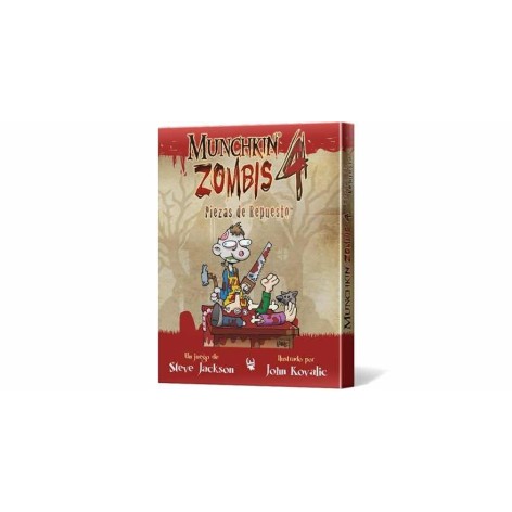 Munchkin Zombies 4: Piezas de Repuesto Expansión juego de cartas