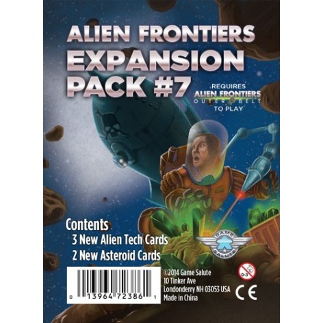 Alien Frontiers: Expansion pack 7 expansion Juego de mesa