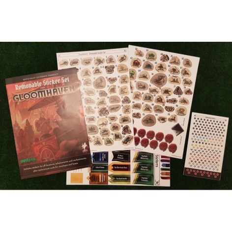 Gloomhaven: removable sticker set - accesorio