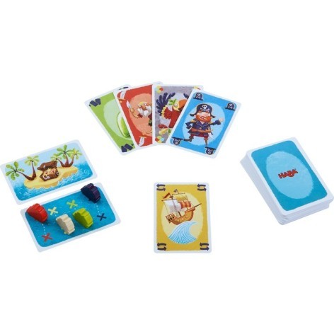 Pirate and co. Mau mau Juego de cartas para niños de Haba