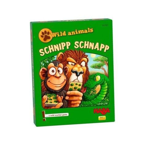 Animales salvajes - Pesca y pilla Juego de cartas para niños de Haba