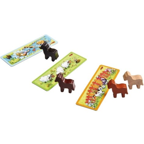 Salta, salta, poni mio juego de mesa para niños de haba