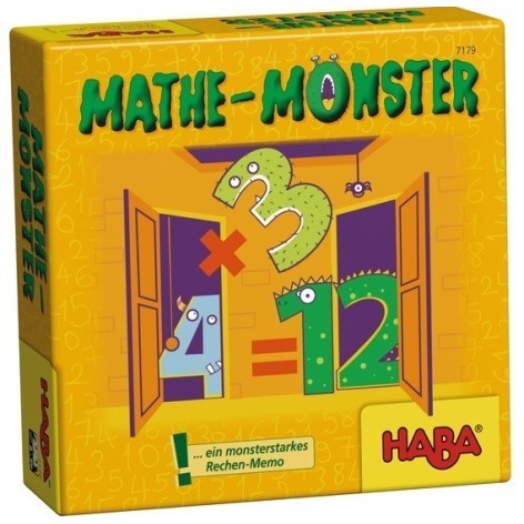 Monstruo de las mates juego de mesa para niños de haba