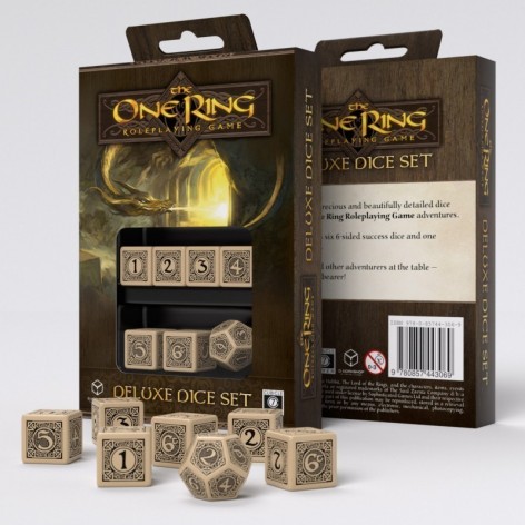 Set de Dados Deluxe el Anillo Único - accesorios juegos de rol