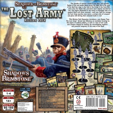 Shadows of Brimstone: the lost army Mission pack - expansión juego de mesa