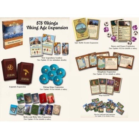 878 Vikings La Edad Vikinga Expansion juego de mesa