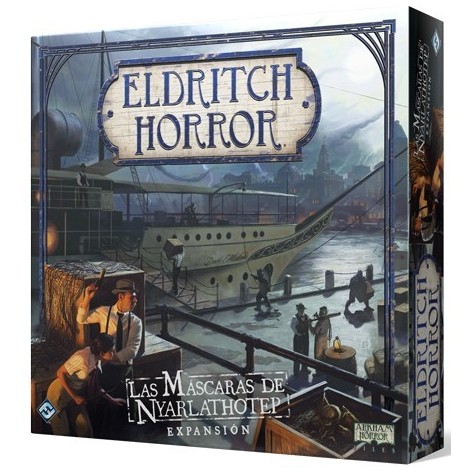 Eldritch Horror: Las mascaras de Nyarlathotep - expansión juego de mesa