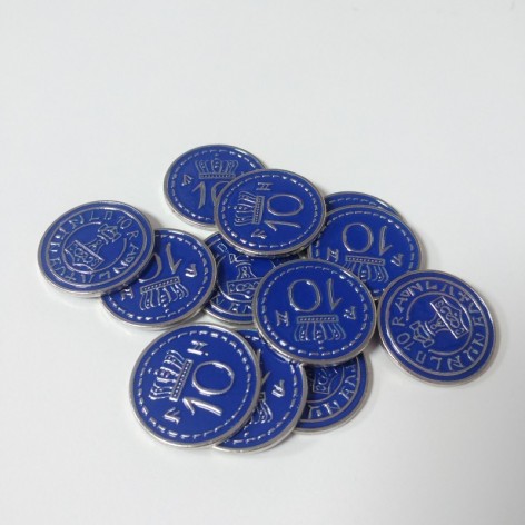 Scythe: monedas metalicas $10 (x15)