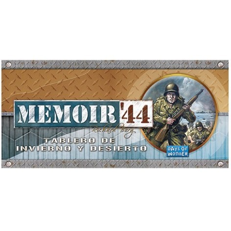 Memoir 44: Tablero de invierno y desierto - expansión juego de mesa