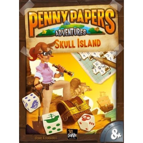 Penny papers: La Isla de la Calavera juego de mesa - dados