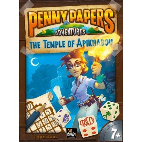 Penny Papers: El templo de Apikhabou juego de mesa - dados