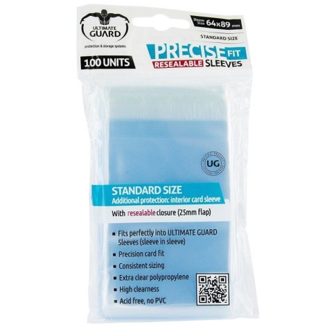 Fundas Ultimate Guard  Estandar Precise Fit - Tamaño 64x89 MM