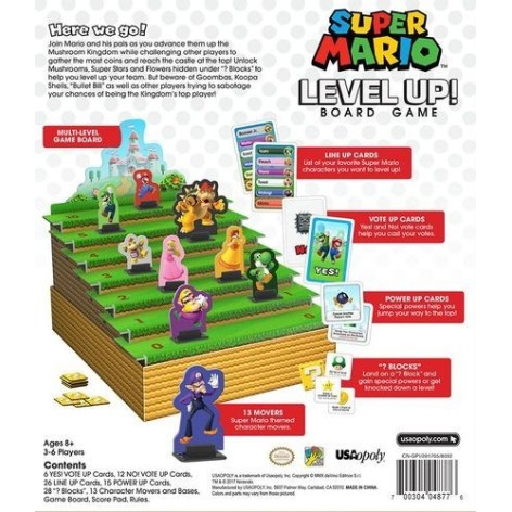 Super Mario Level Up - juego de mesa