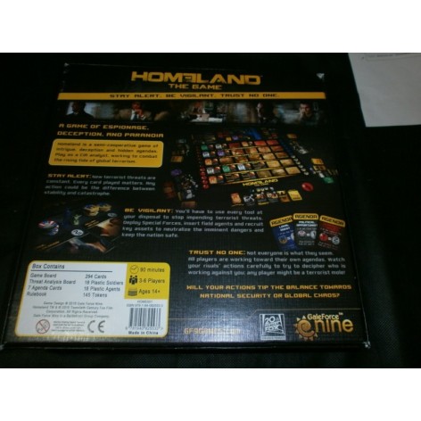 Homeland: the game juego de mesa