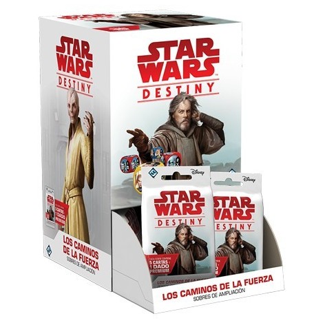 Star Wars Destiny. Los caminos de la Fuerza: Caja de sobres de ampliacion